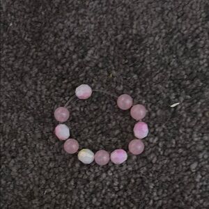 Pink Beaded Jewelry Accessory